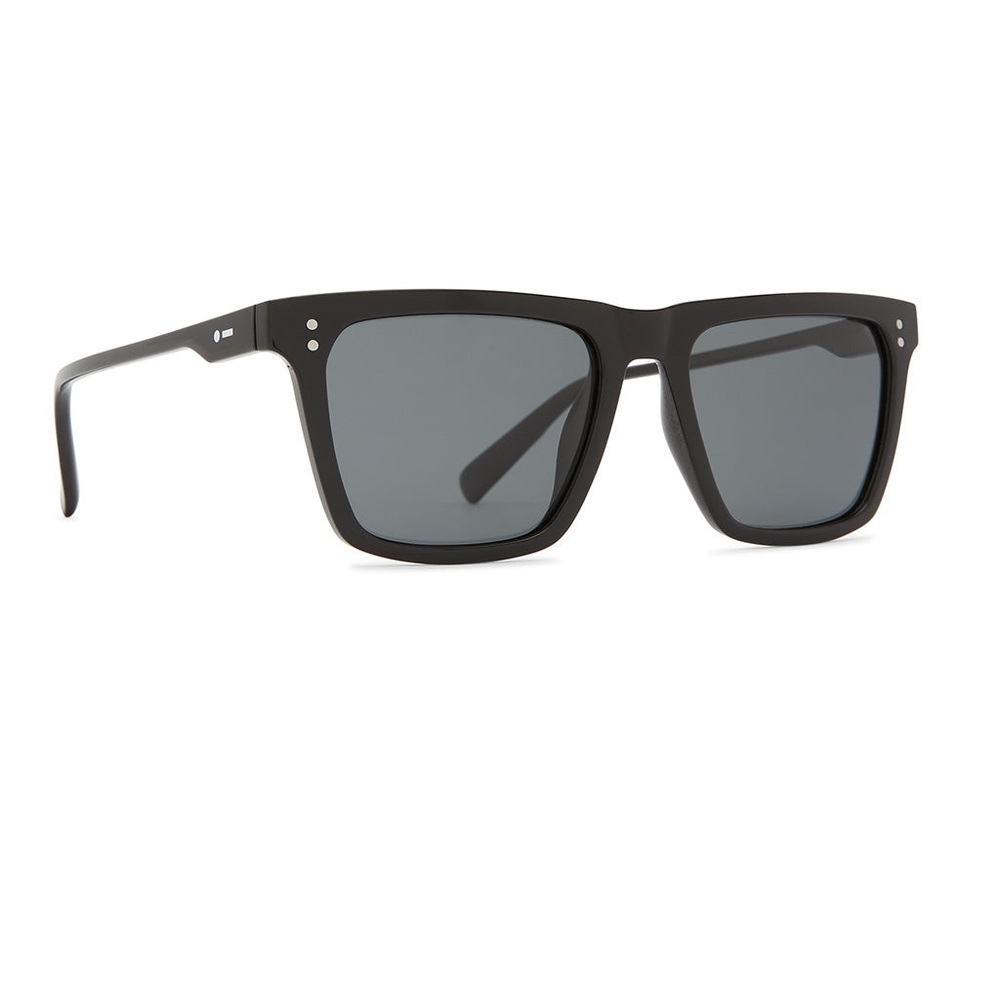 NWT- DOT DASH By Billabong BUZZY Sunglasses Polarized - BLACK GLOSS / GREY POLAR